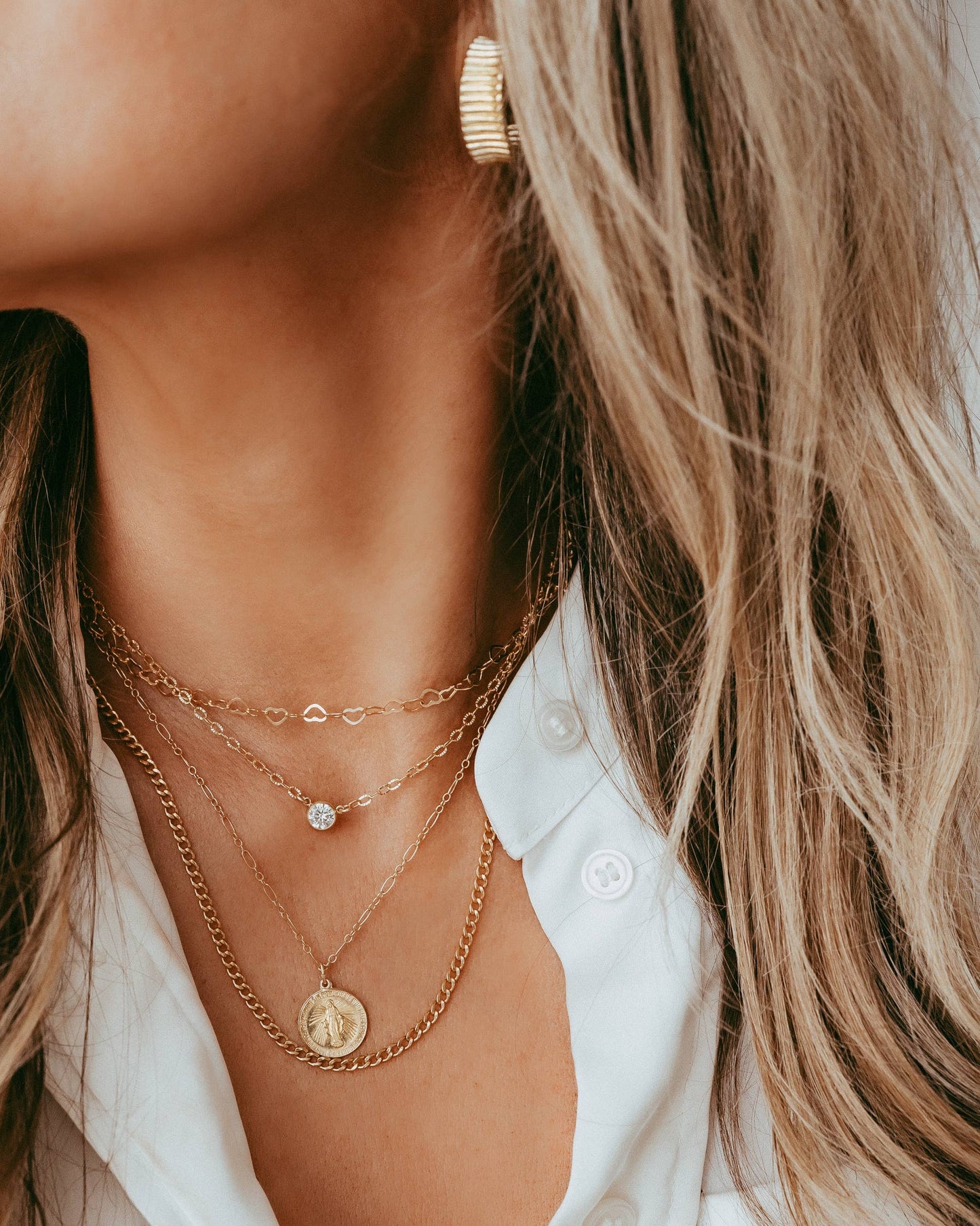 Florence Solitaire CZ Necklace