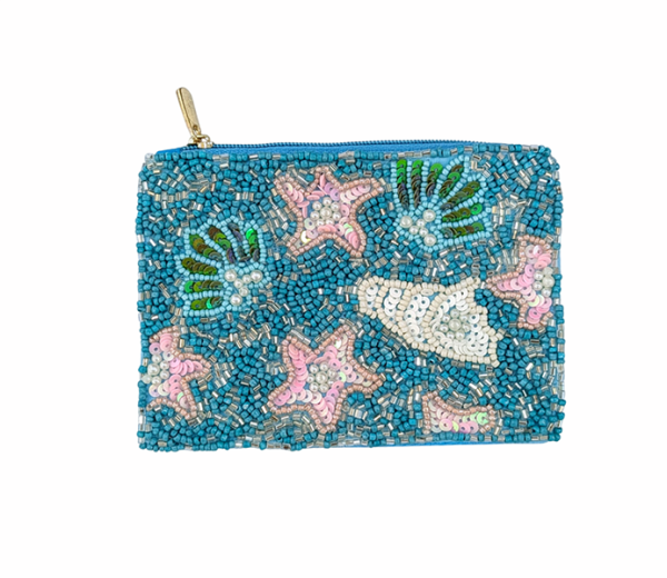 Mermaid Beaded Coin Purse