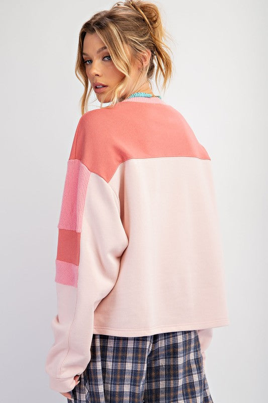 Peace Terry Knit Pullover