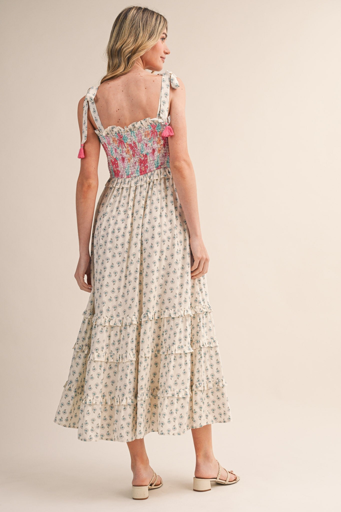 Annie Floral Midi Dress