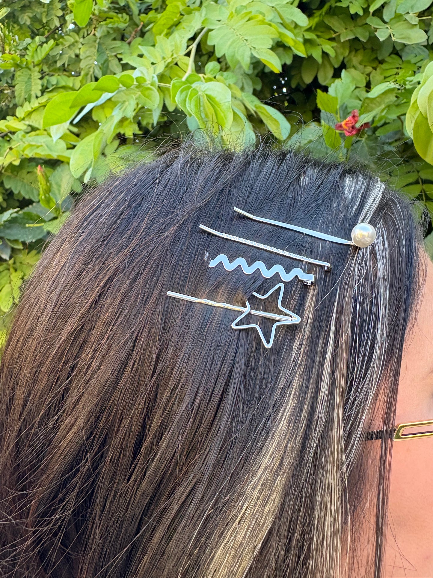 Star Bobby Pin Set - Silver