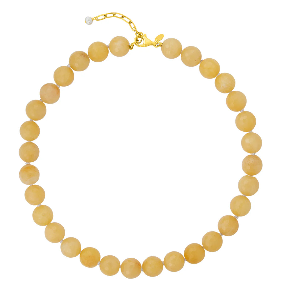 Paloma Necklace Yellow Jade