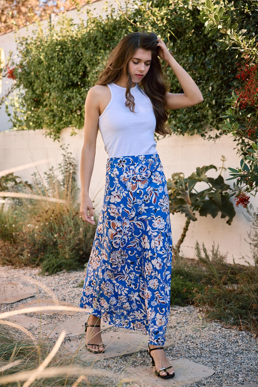 Natalie Floral Maxi Skirt