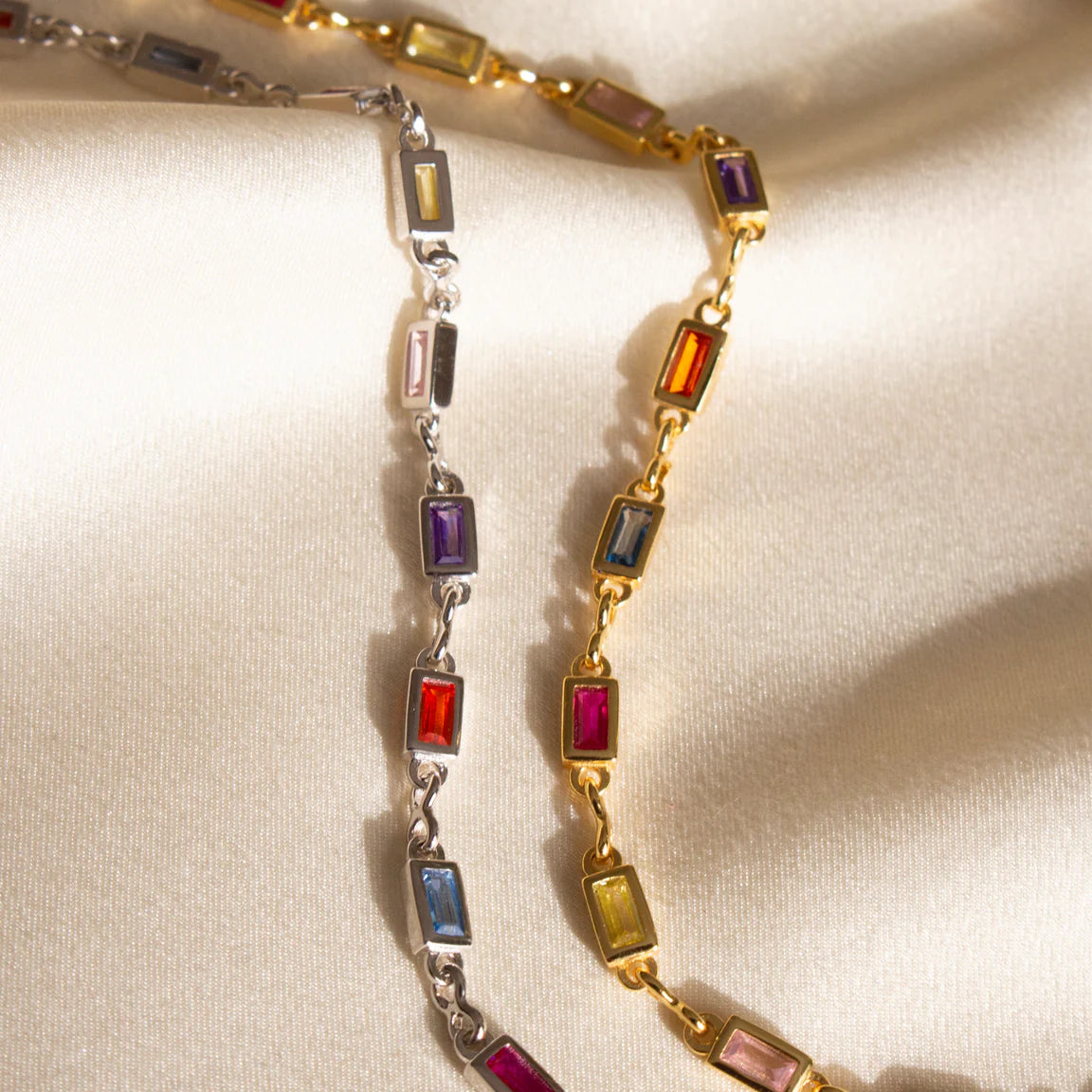 Riley Rainbow Chain Necklace