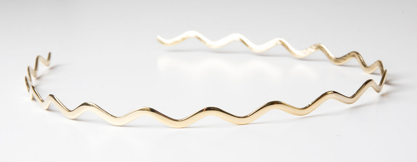 Metal Wavy Headband