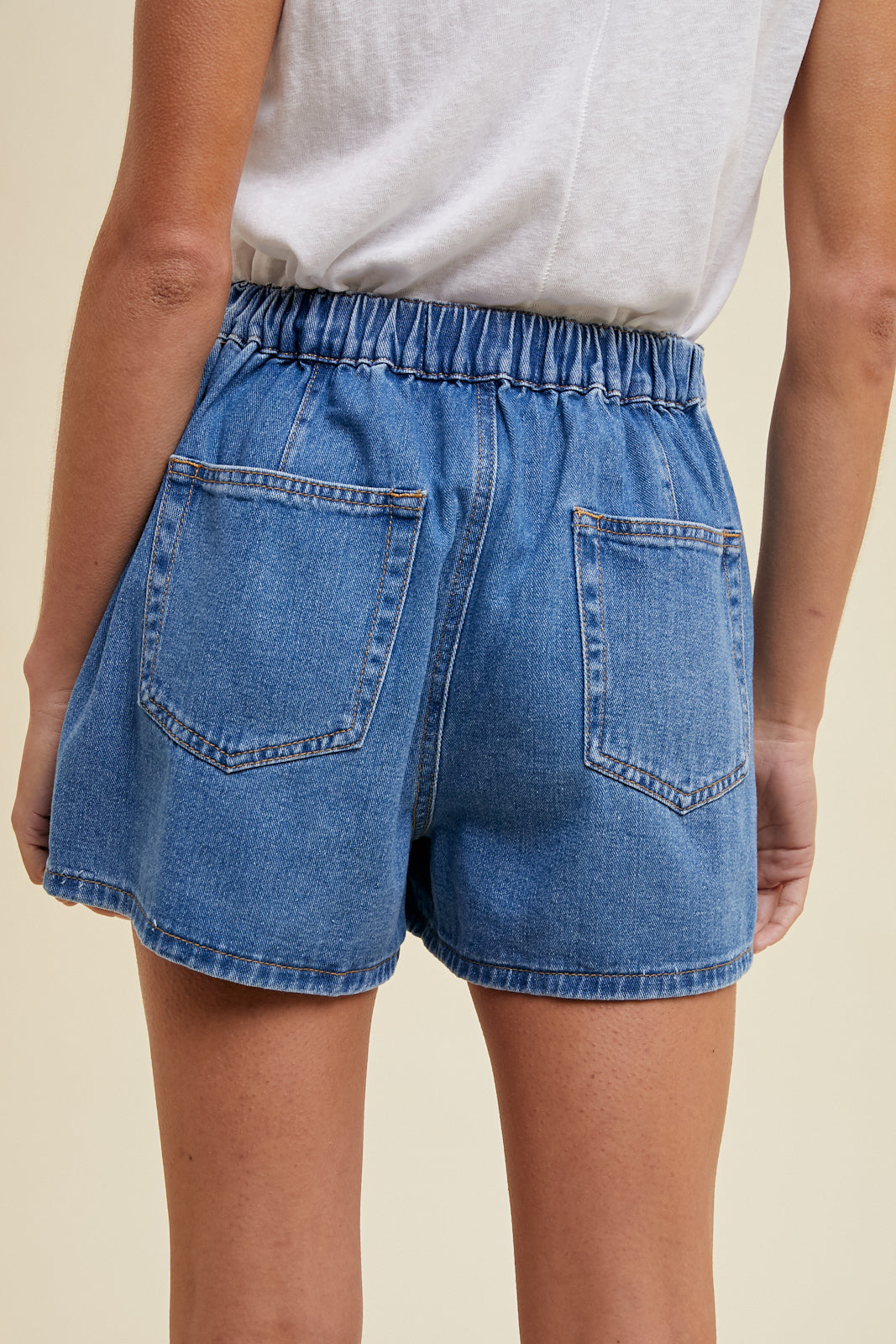 Milah Denim Wrap Skort