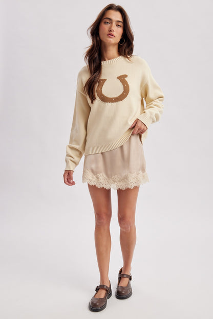 Charlie Satin Skirt - Cream