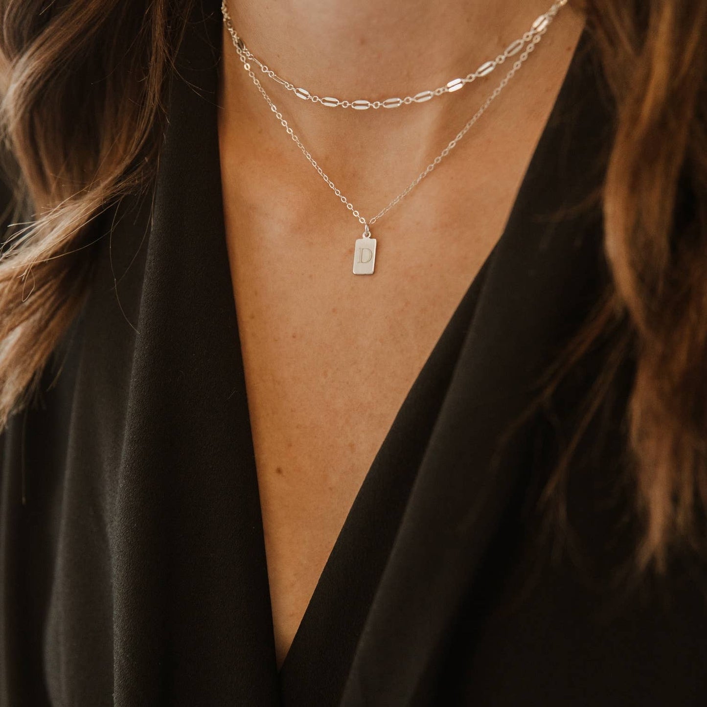 Kamryn Dapped Sequin Chain Necklace