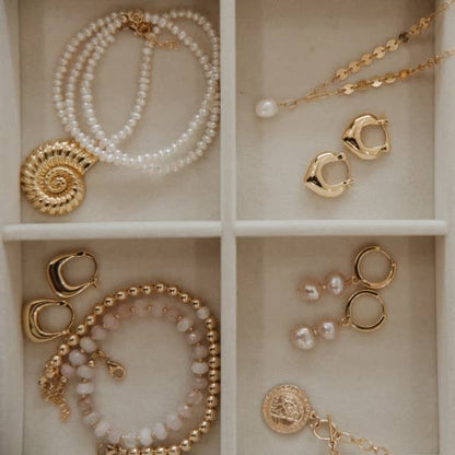 Rosalie Rose Quartz Beaded Bracelet