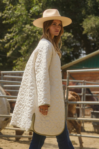 Aubrey Quilted Midi Jacket