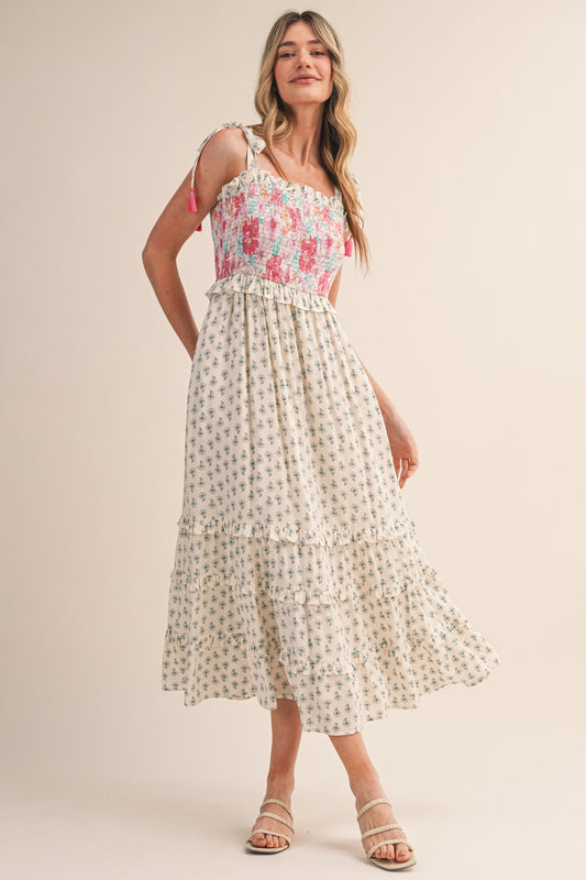 Annie Floral Midi Dress