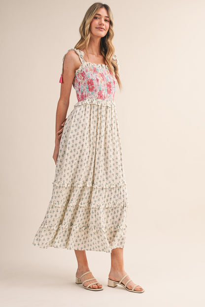 Annie Floral Midi Dress