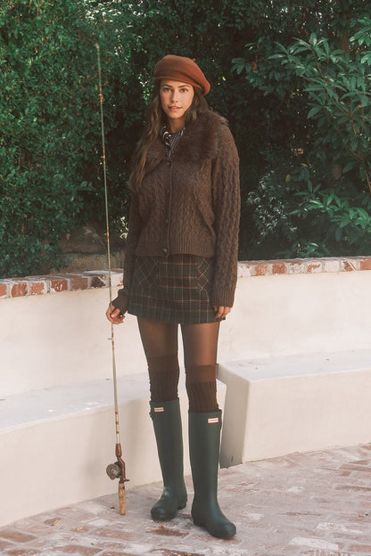 Sophia Plaid Skirt