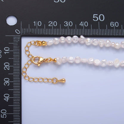 Mini Baroque Freshwater Pearl Necklace