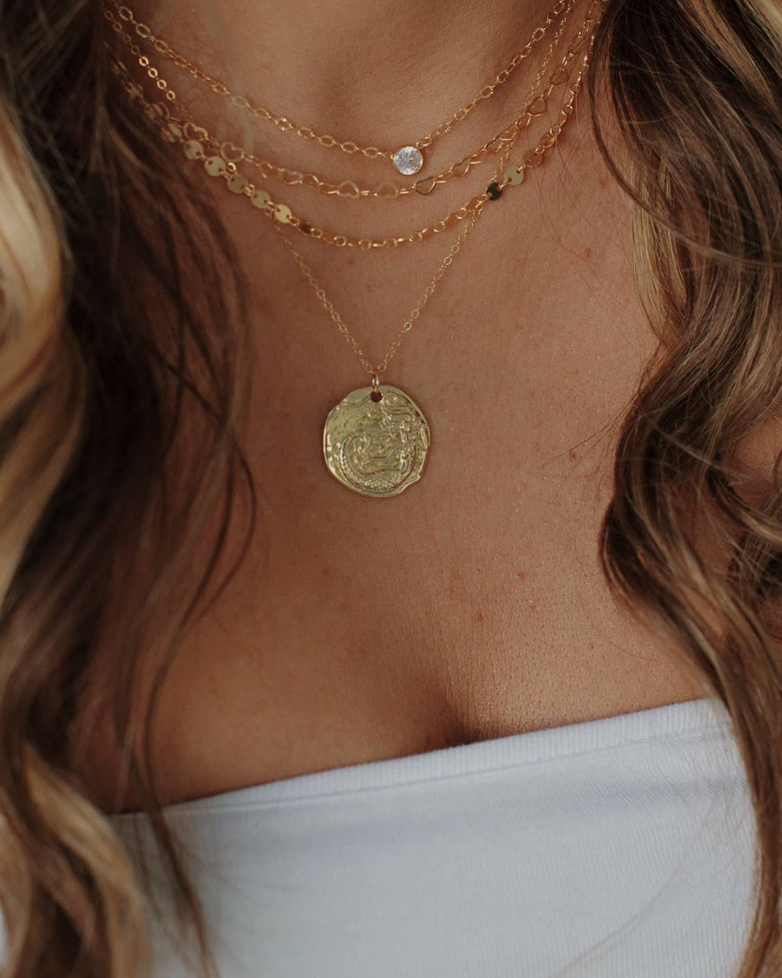 Florence Solitaire CZ Necklace