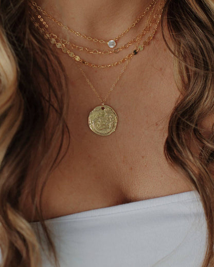 Florence Solitaire CZ Necklace