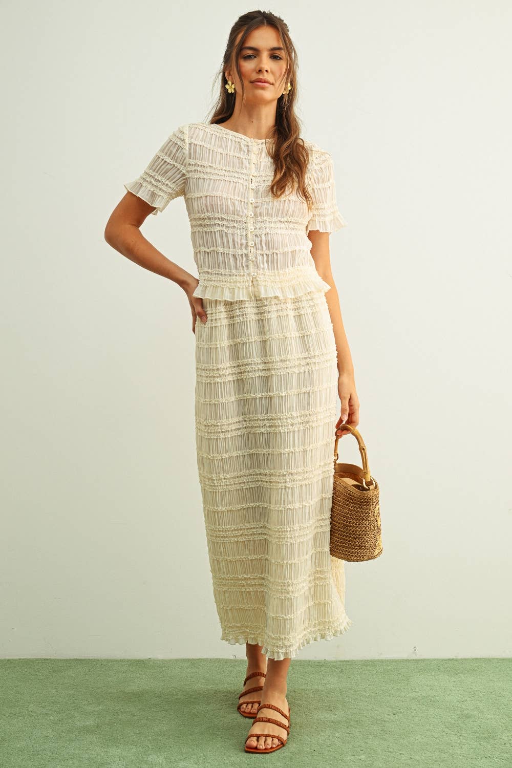 Sea Breeze Chiffon Top