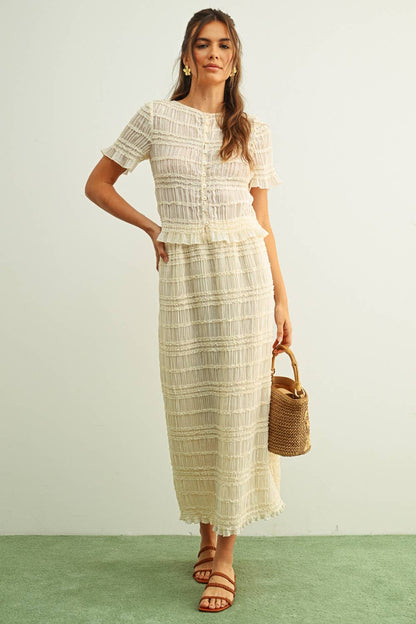 Sea Breeze Chiffon Top