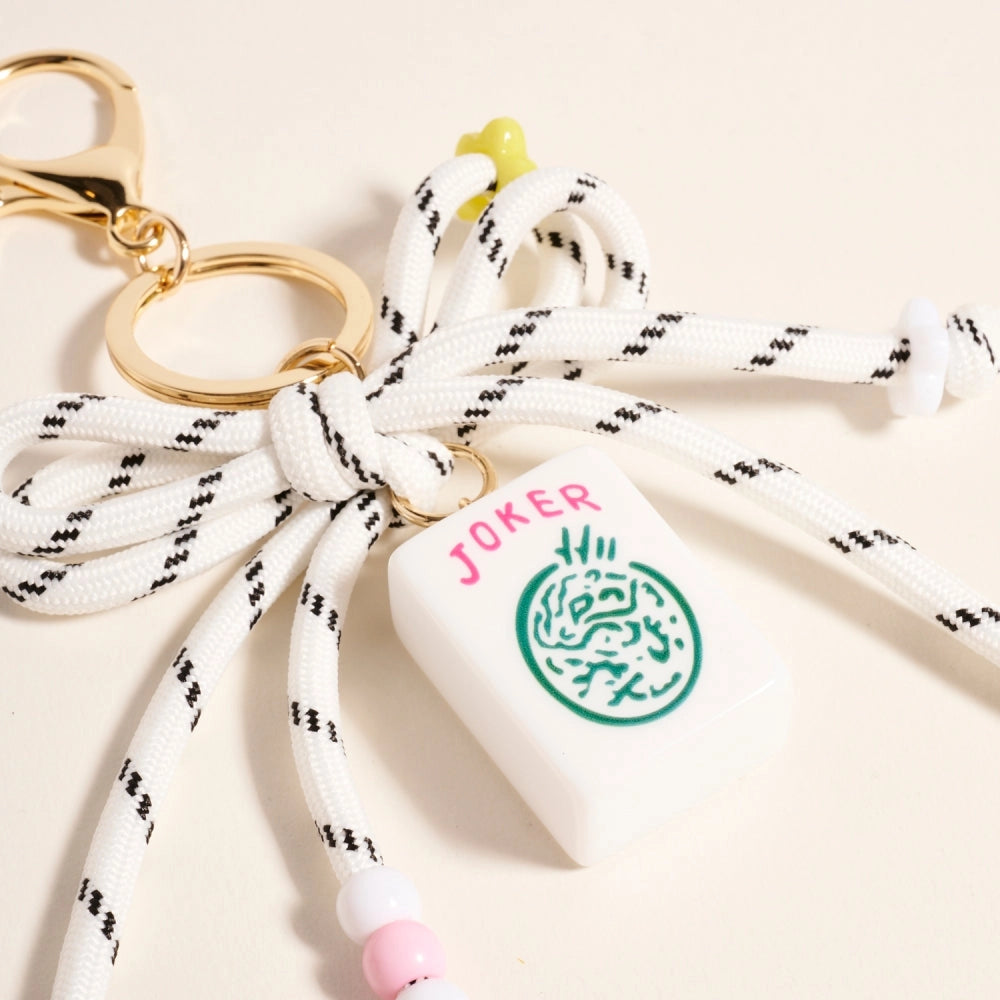 Mahjong Bag Charm Keychain