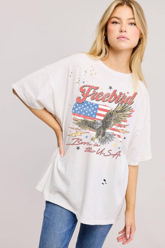 Free Bird USA Graphic Tee