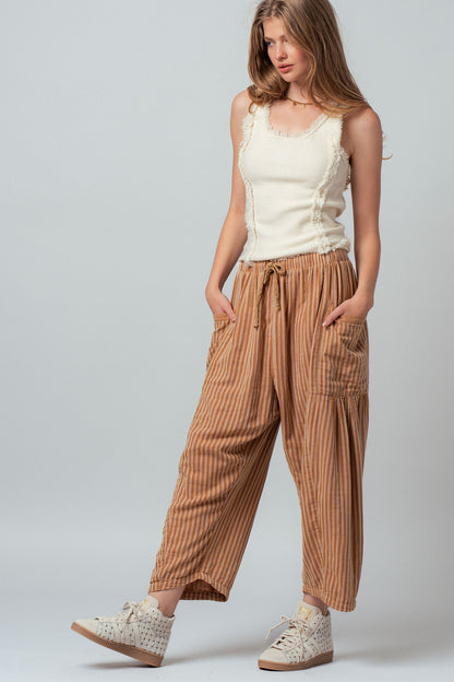 Jude Cotton Pants - Taupe