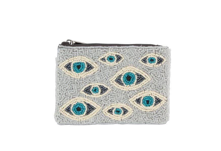 Mykonos Beaded Coin Purse