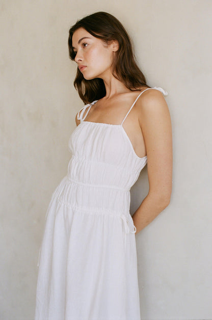 Novella Tie Maxi Dress
