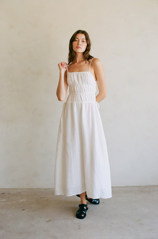 Novella Tie Maxi Dress