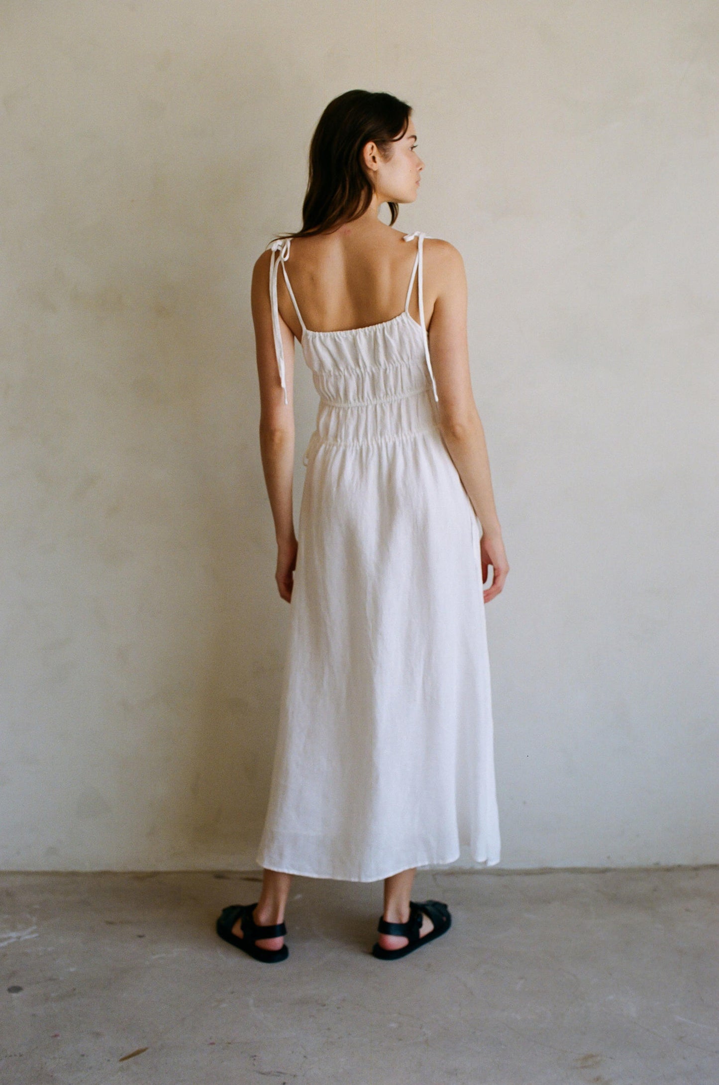 Novella Tie Maxi Dress