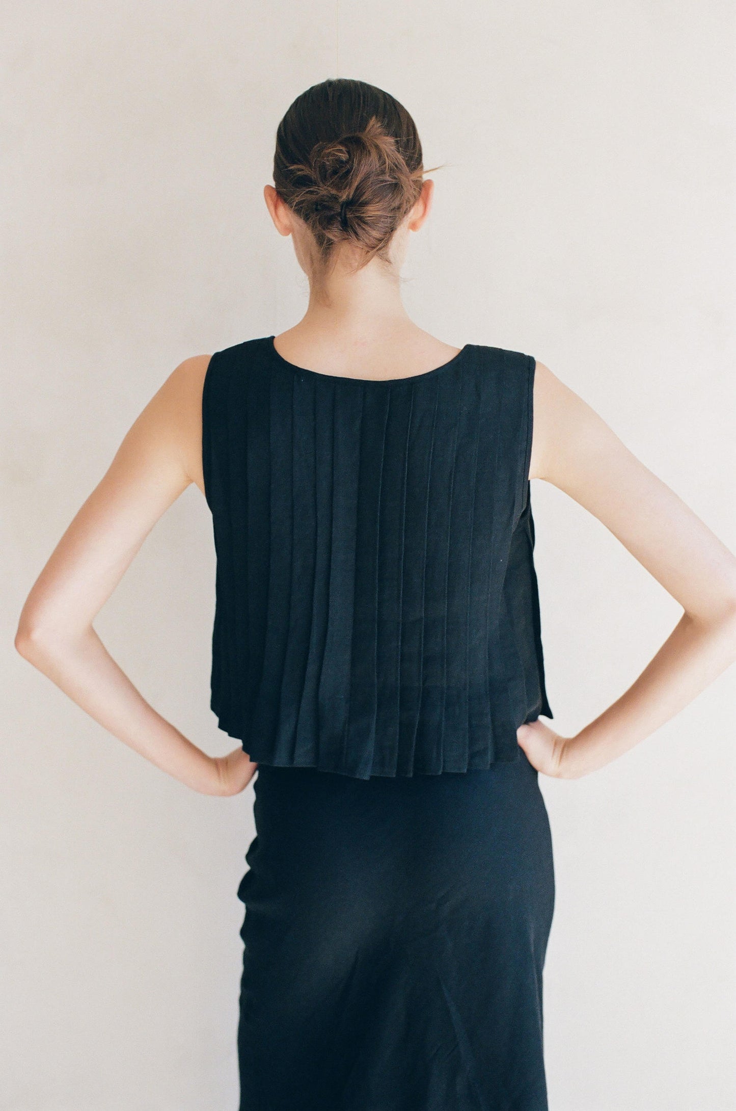Elaine Linen Tie Top