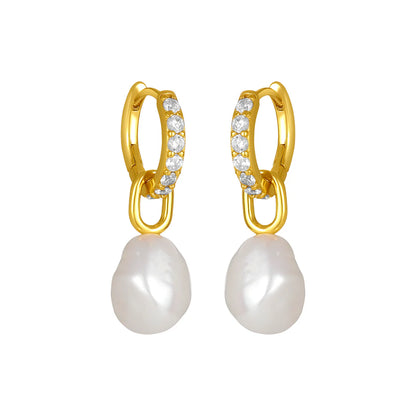 Juliette Clear Pearl Huggies