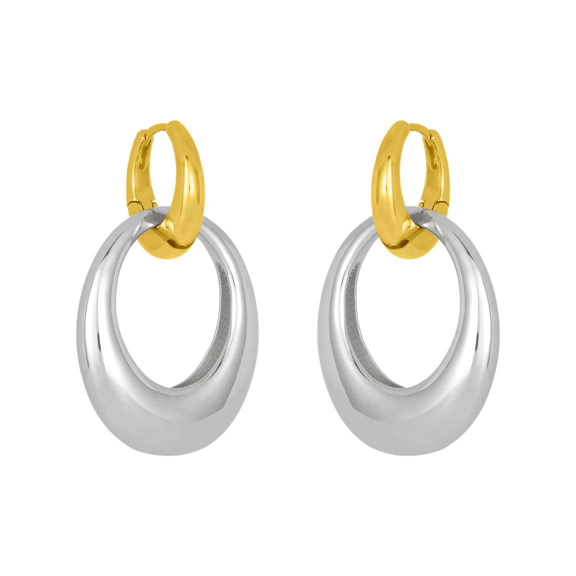 Petra Hoops Mixed Metals