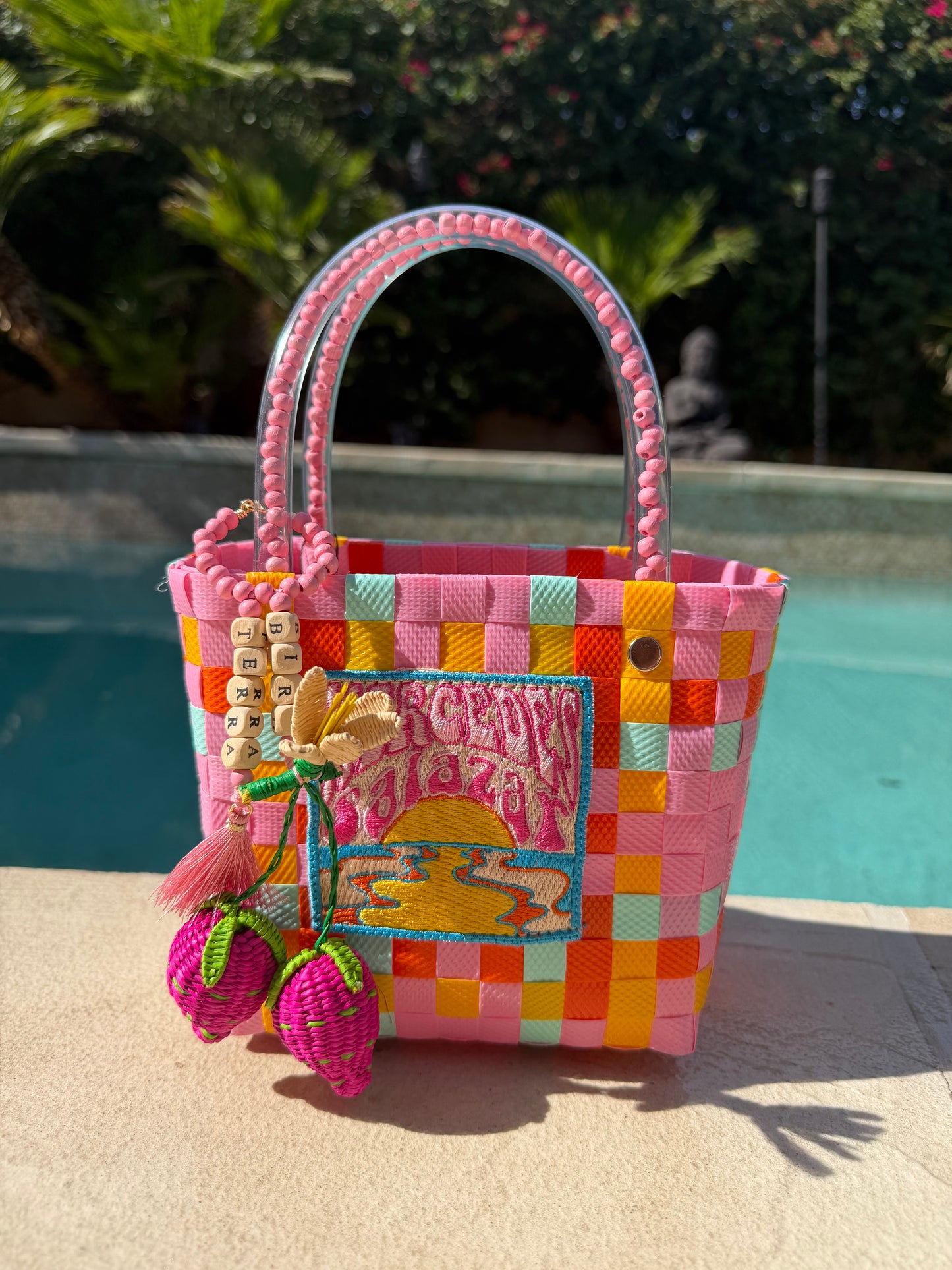 Sunrise Pink Market Bag - Mini