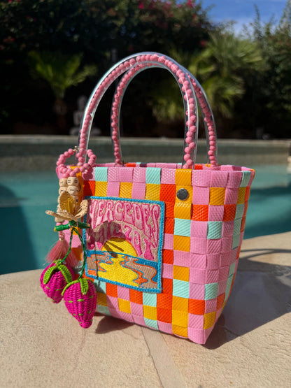 Sunrise Pink Market Bag - Mini
