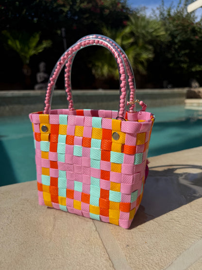 Sunrise Pink Market Bag - Mini