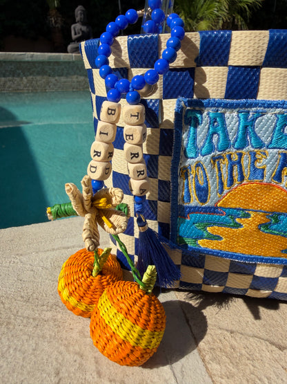 Sunset Blue Market Bag - Mini