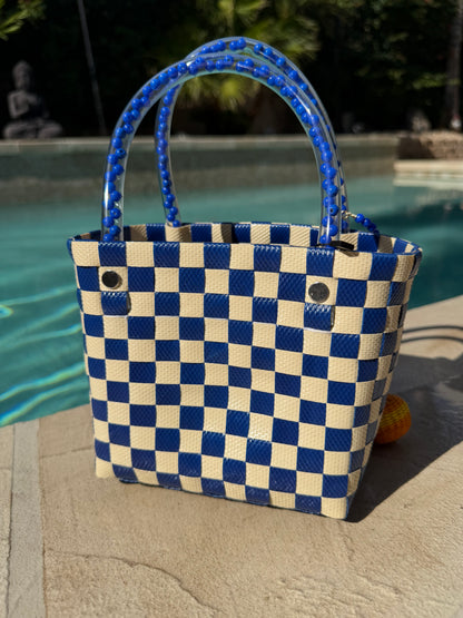 Sunset Blue Market Bag - Mini