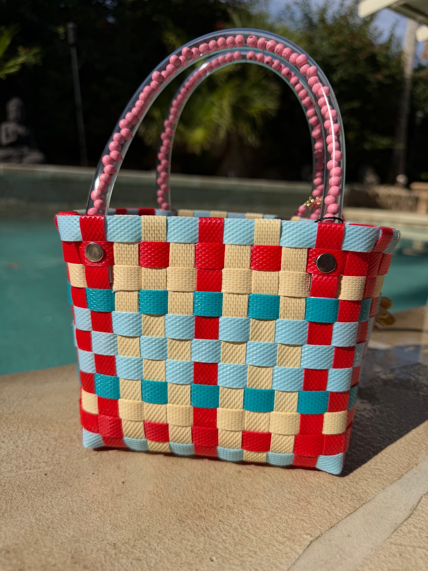 Trippy Cherry Market Bag - Mini