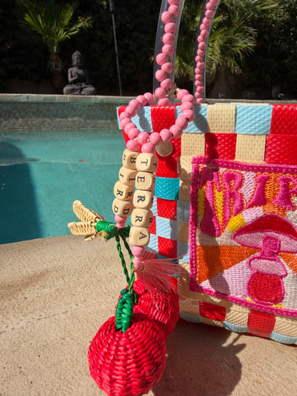 Trippy Cherry Market Bag - Mini