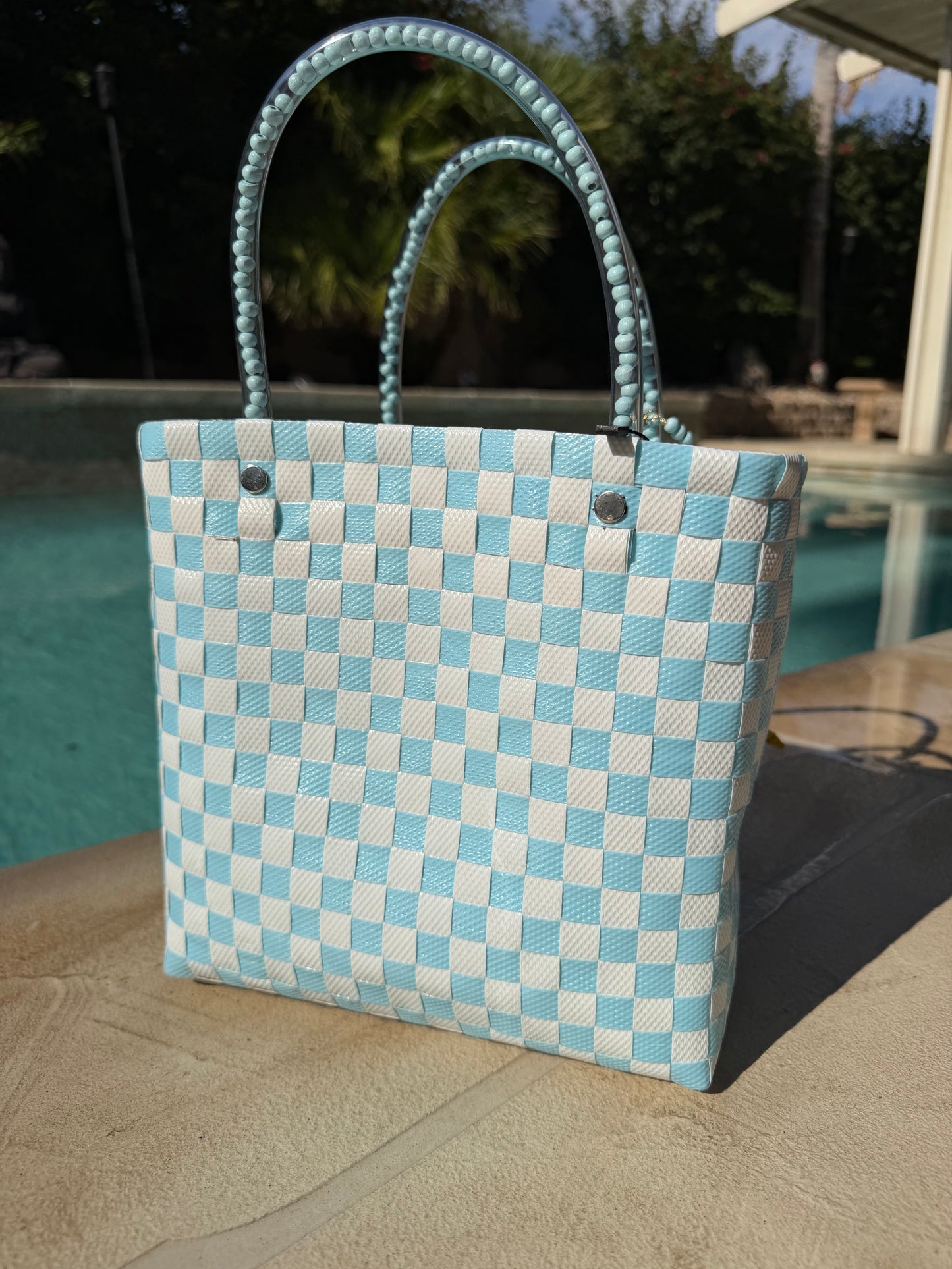 Playa Blue Market Bag - Small