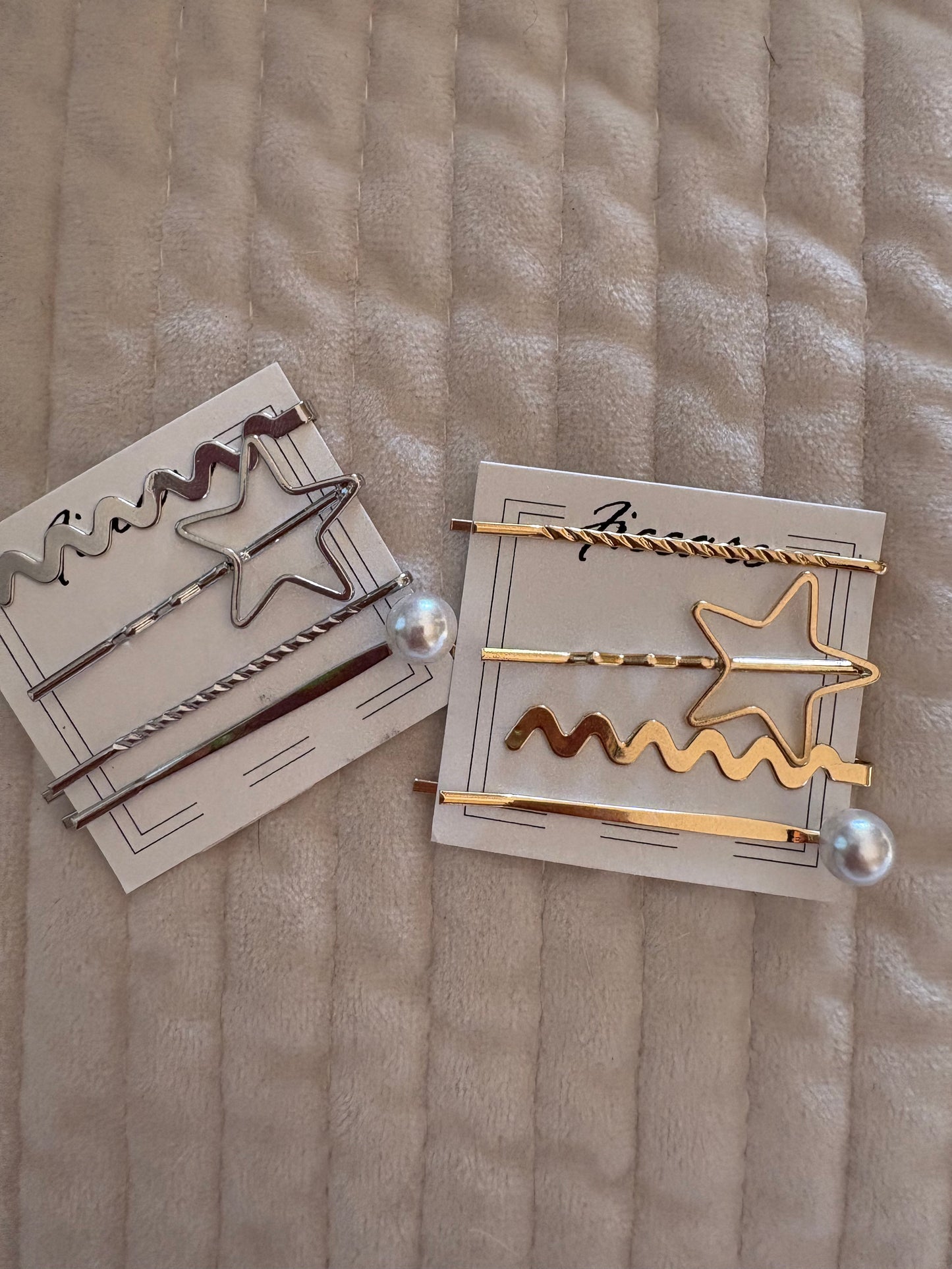 Star Bobby Pin Set - Gold
