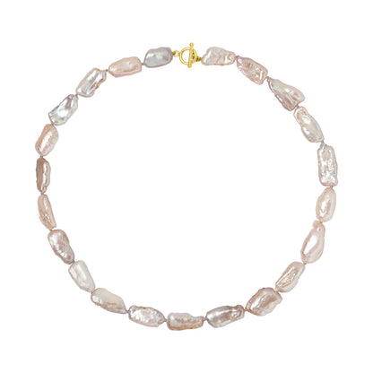 Leighton Blush Pearl Necklace