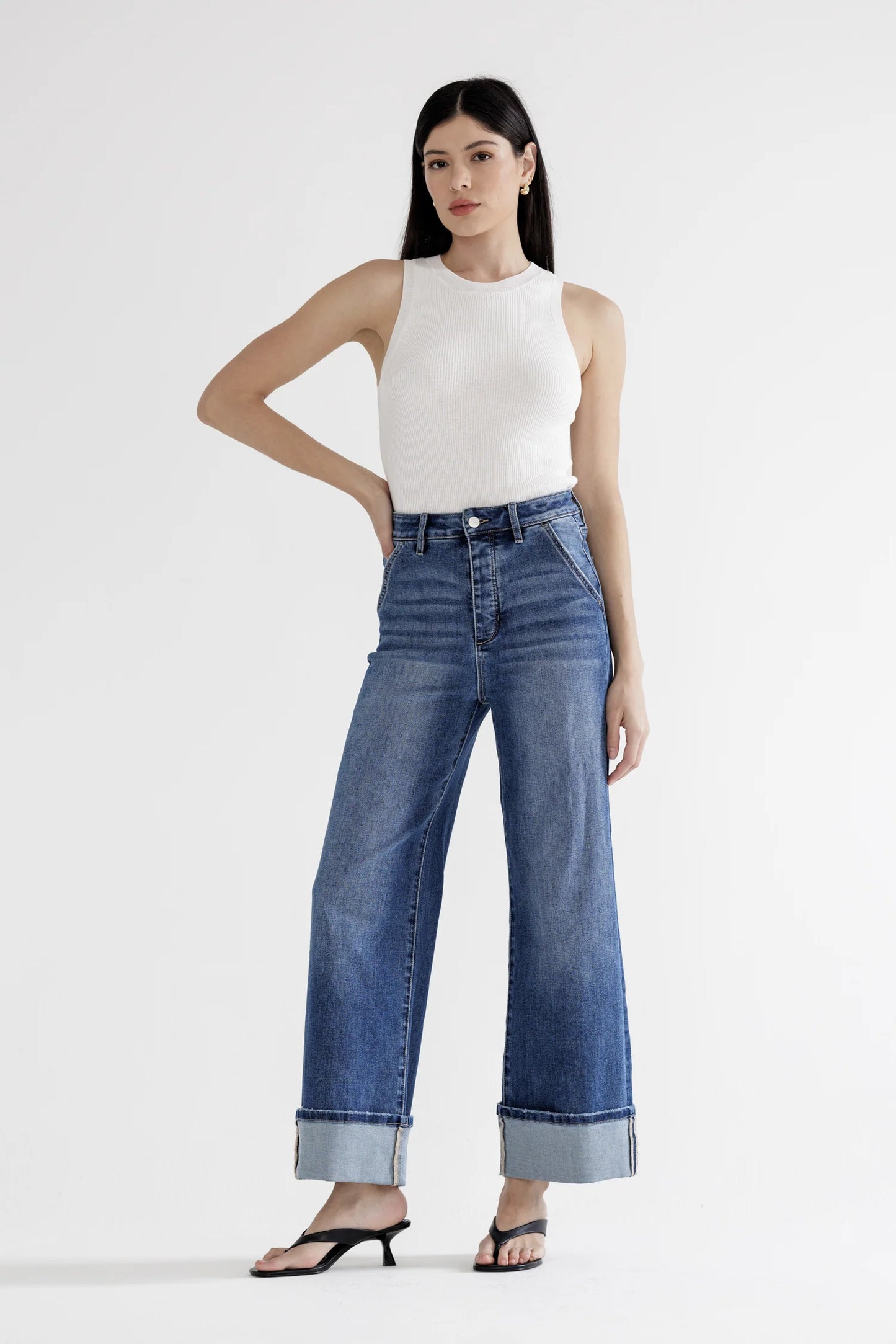 Hailey Cuffed Jeans