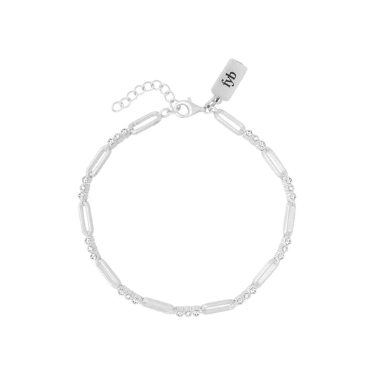 Soleil Chain Bracelet in Silver