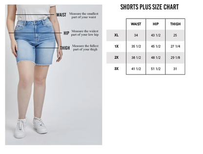 Chelsea Raw Hem Denim Shorts