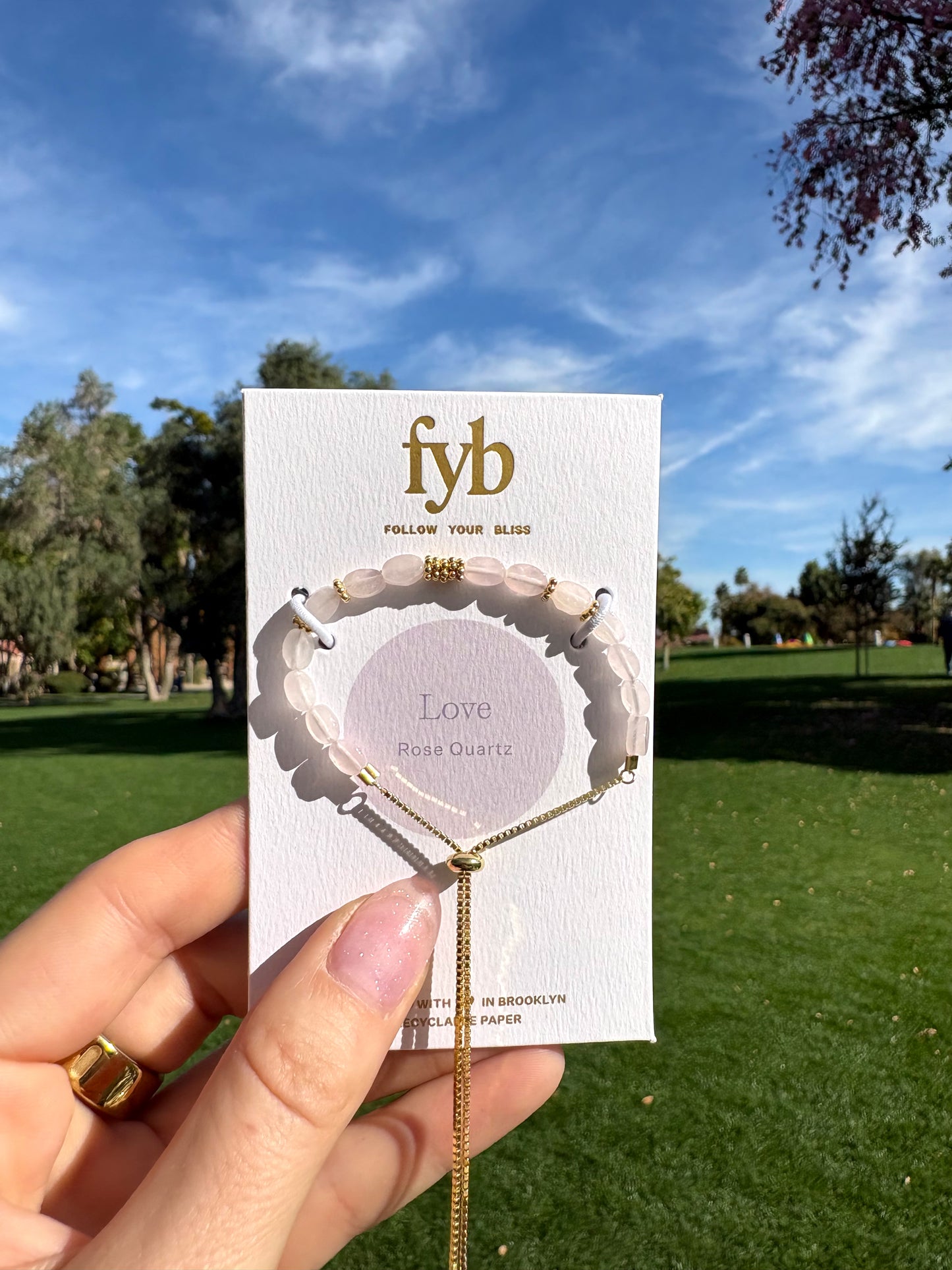 Rose Quartz Kismet Bracelet