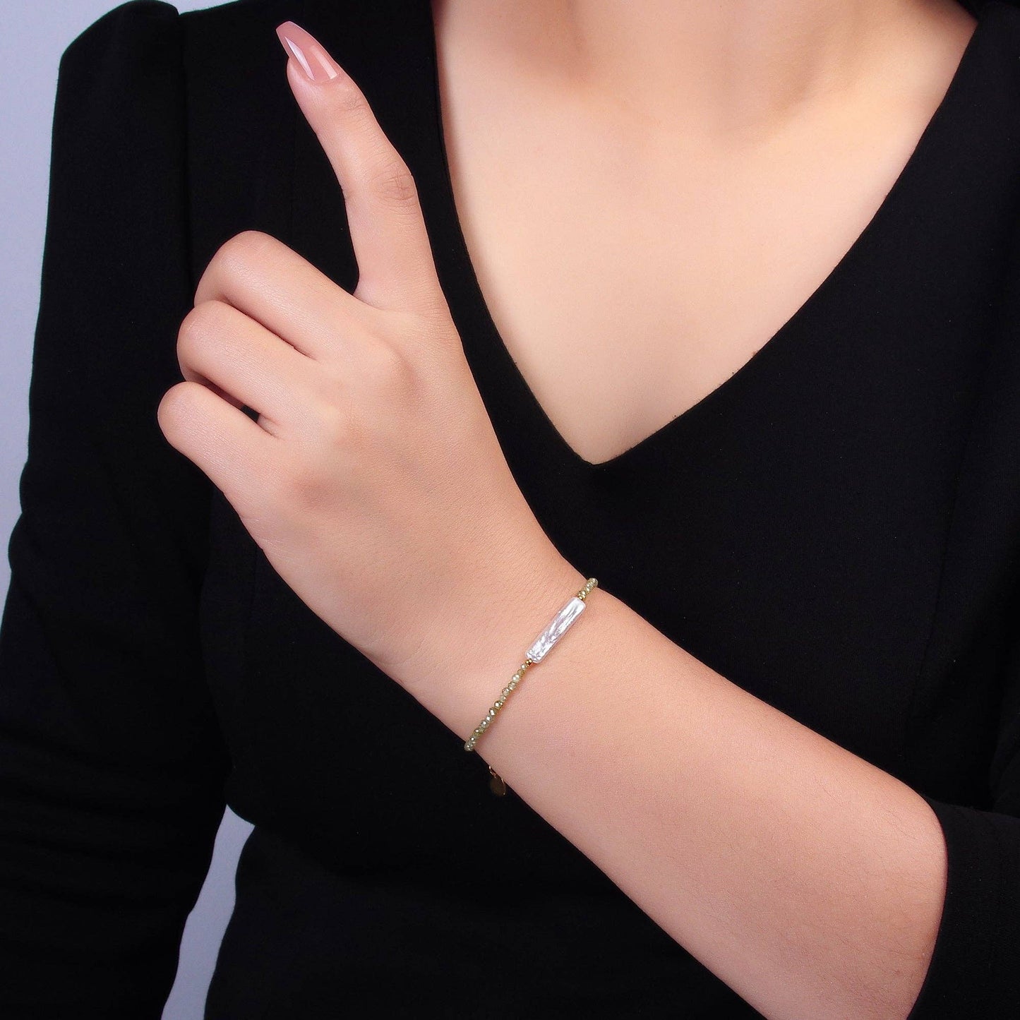 Biwa Freshwater Pearl Bracelet