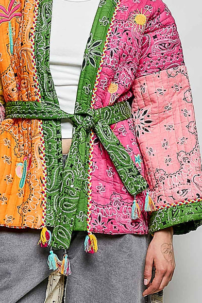 Quilted Kimono Jacket