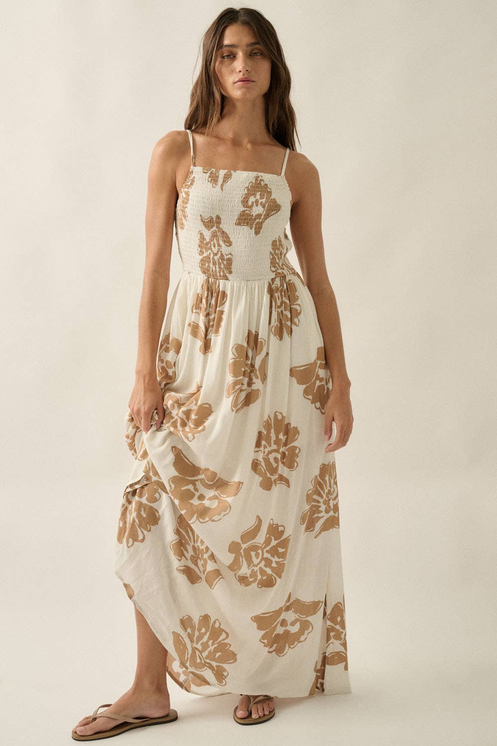 On Holiday Open Back Maxi Dress