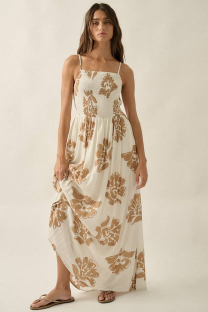 On Holiday Open Back Maxi Dress